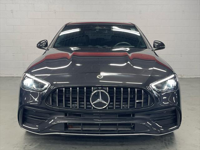 used 2023 Mercedes-Benz AMG C 43 car, priced at $44,995