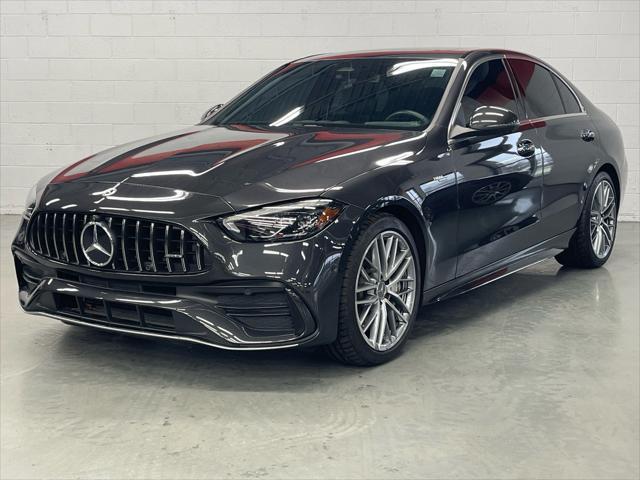 used 2023 Mercedes-Benz AMG C 43 car, priced at $44,995