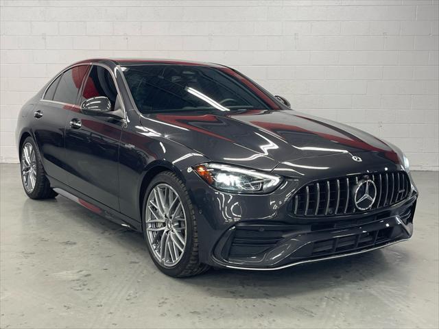 used 2023 Mercedes-Benz AMG C 43 car, priced at $44,995