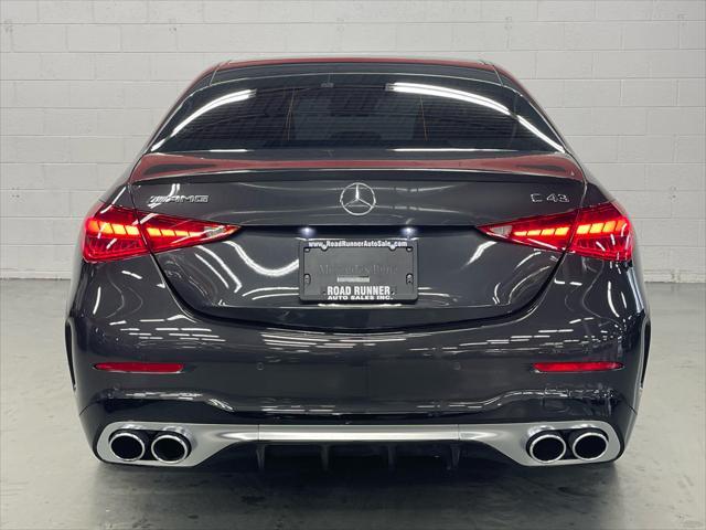 used 2023 Mercedes-Benz AMG C 43 car, priced at $44,995