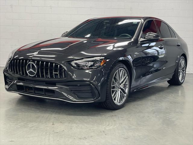 used 2023 Mercedes-Benz AMG C 43 car, priced at $44,995