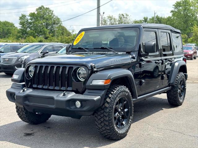 used 2020 Jeep Wrangler Unlimited car, priced at $28,999