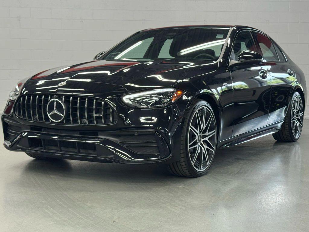used 2023 Mercedes-Benz AMG C 43 car, priced at $44,995