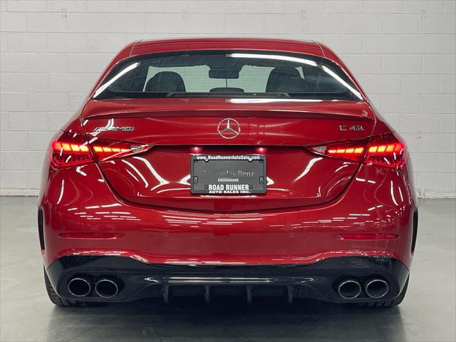 used 2023 Mercedes-Benz AMG C 43 car, priced at $44,995