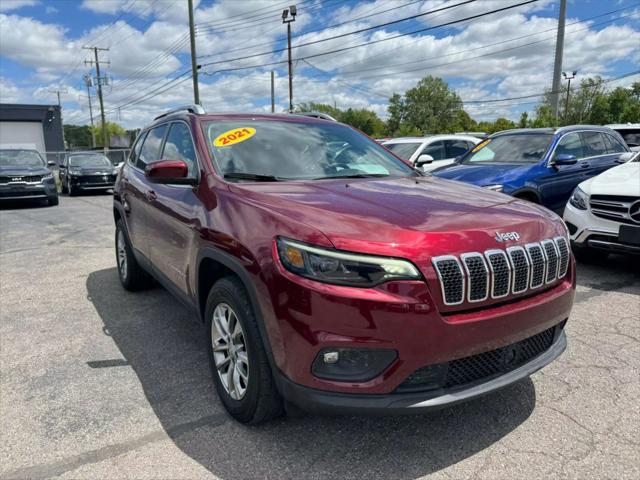 used 2021 Jeep Cherokee car, priced at $16,995