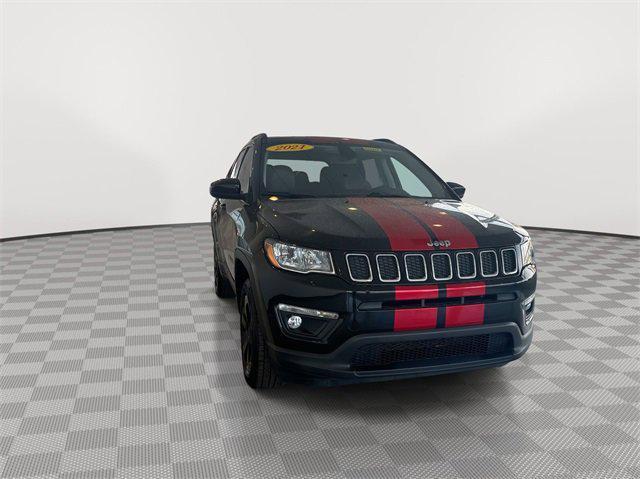 used 2021 Jeep Compass car, priced at $17,388