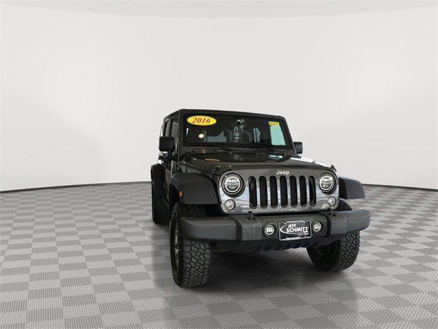 used 2016 Jeep Wrangler Unlimited car, priced at $22,563