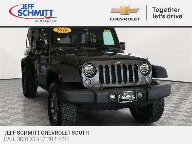 used 2016 Jeep Wrangler Unlimited car, priced at $22,563