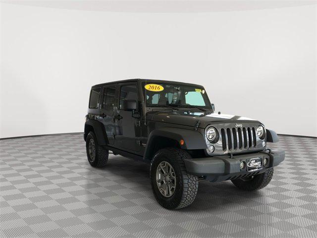 used 2016 Jeep Wrangler Unlimited car, priced at $22,563