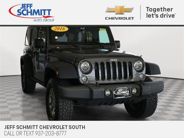 used 2016 Jeep Wrangler Unlimited car, priced at $24,967