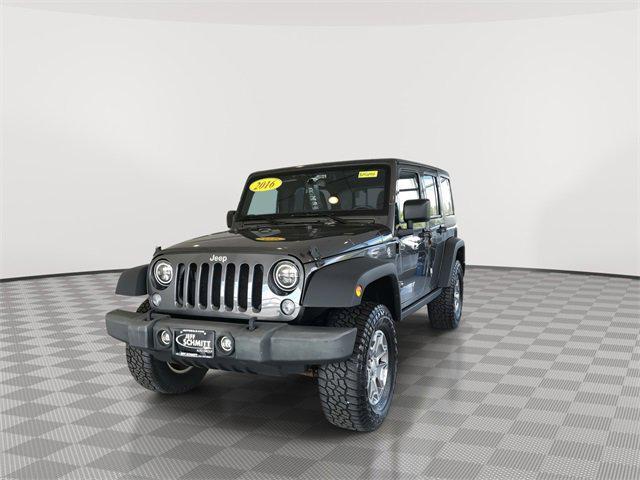 used 2016 Jeep Wrangler Unlimited car, priced at $27,388