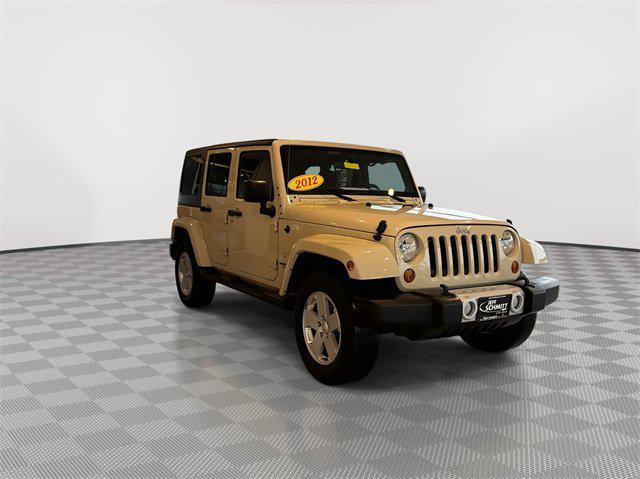 used 2012 Jeep Wrangler Unlimited car, priced at $16,988