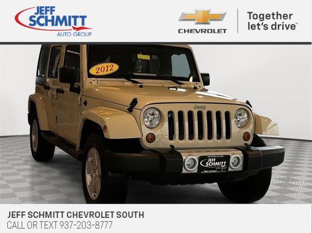 used 2012 Jeep Wrangler Unlimited car, priced at $16,456