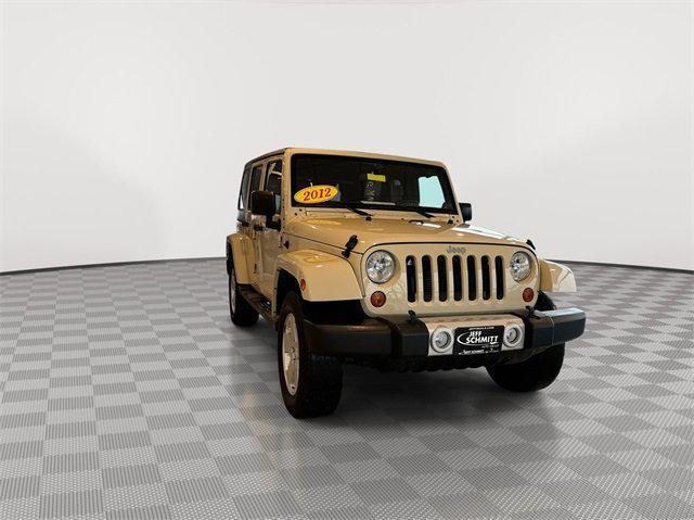 used 2012 Jeep Wrangler Unlimited car, priced at $16,988