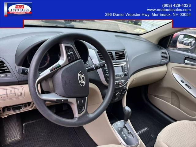 used 2016 Hyundai Accent car, priced at $6,995