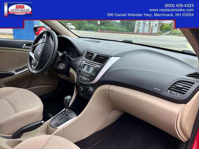 used 2016 Hyundai Accent car, priced at $6,995