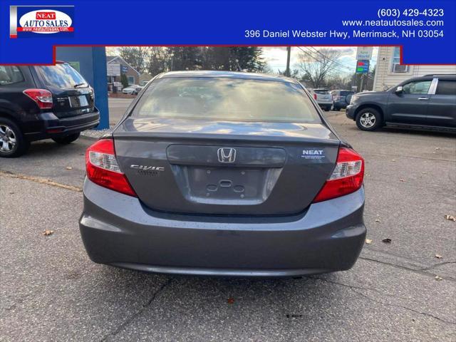 used 2012 Honda Civic car, priced at $9,695