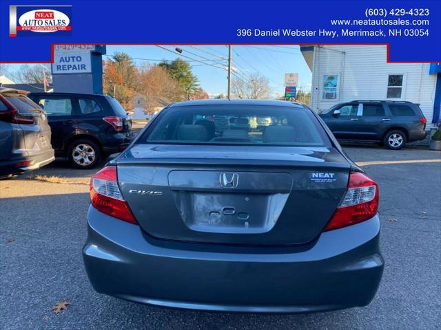 used 2012 Honda Civic car, priced at $8,895