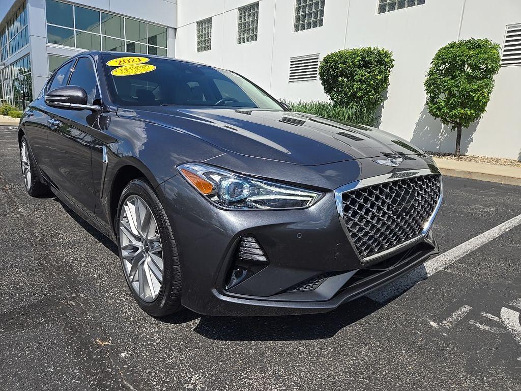 used 2021 Genesis G70 car, priced at $27,637