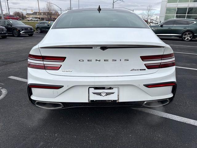 new 2025 Genesis G80 car, priced at $78,900