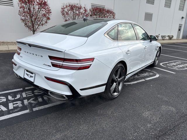 new 2025 Genesis G80 car, priced at $78,900