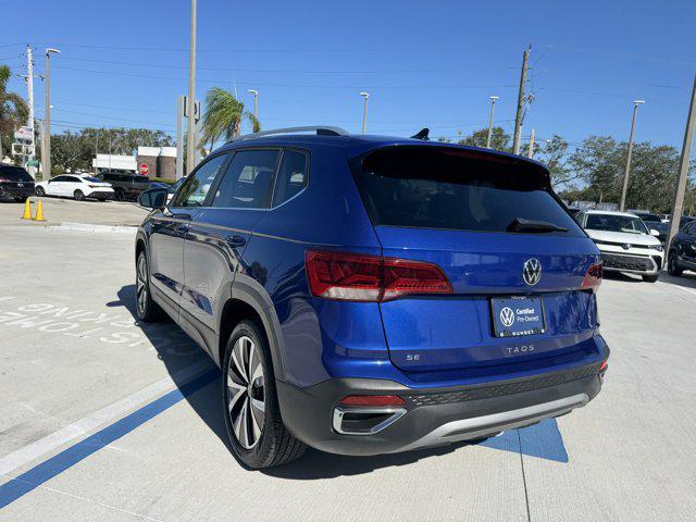 used 2022 Volkswagen Taos car, priced at $19,827