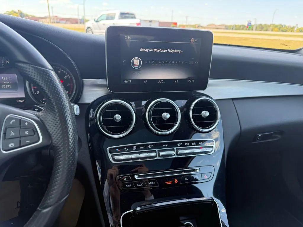 used 2017 Mercedes-Benz C-Class car, priced at $22,500