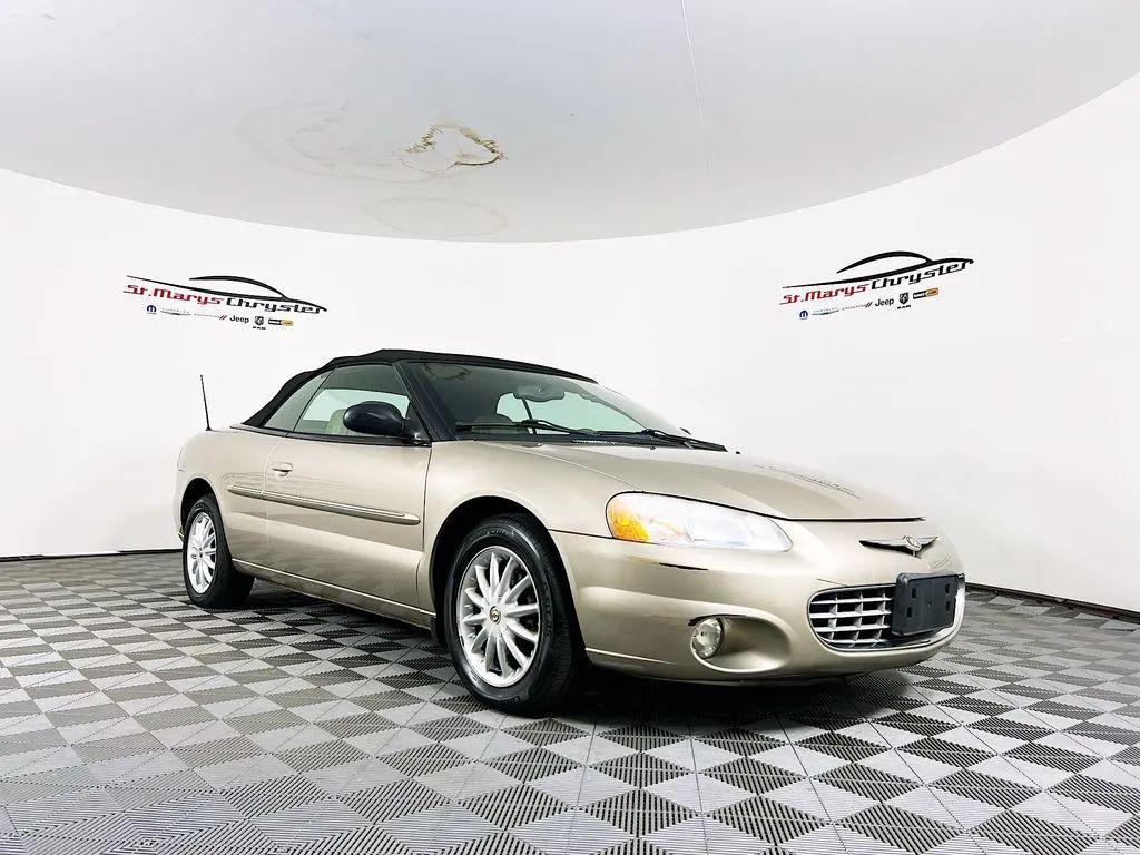 used 2002 Chrysler Sebring car, priced at $6,400
