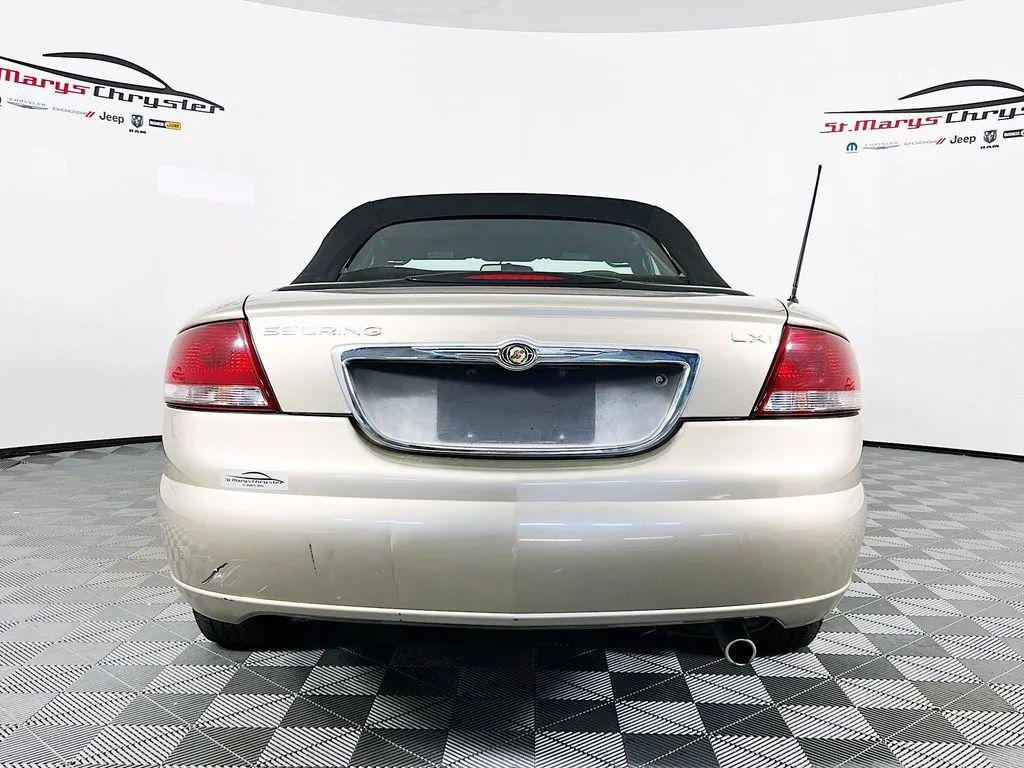 used 2002 Chrysler Sebring car, priced at $6,400