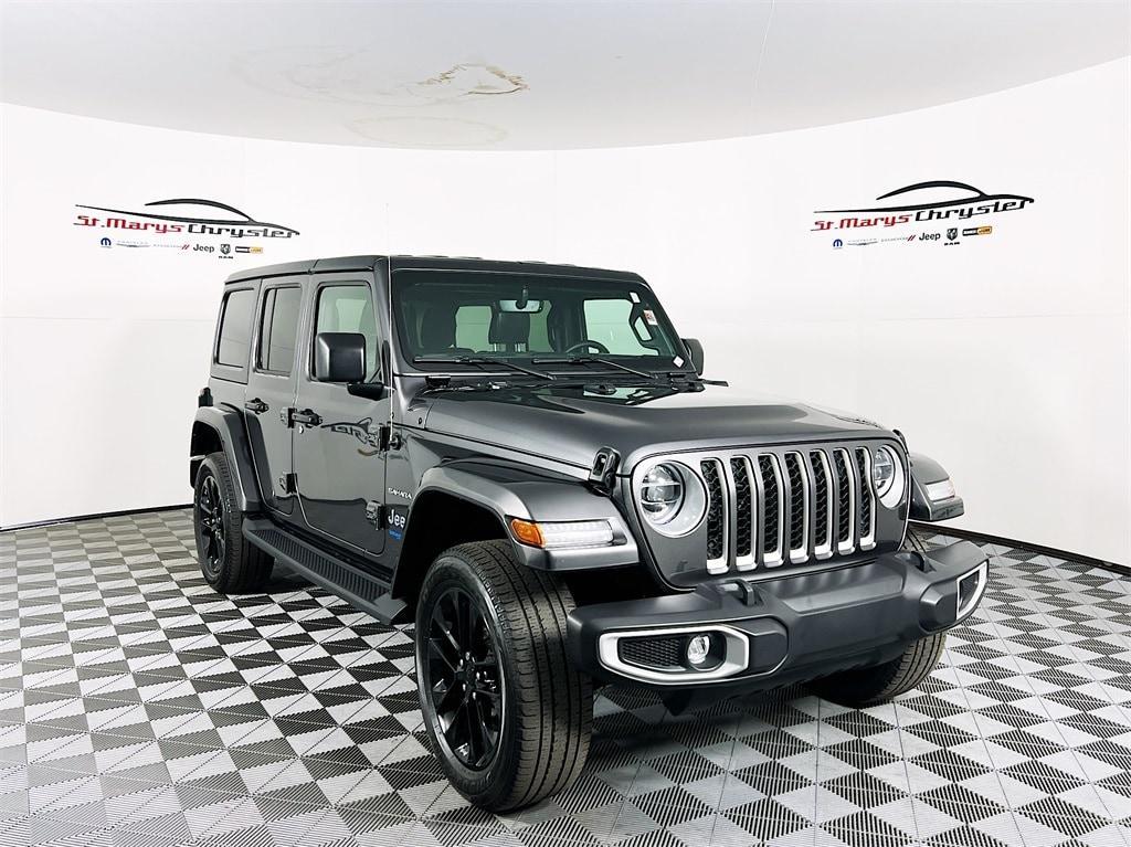 used 2021 Jeep Wrangler Unlimited 4xe car, priced at $29,700