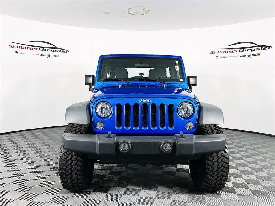 used 2015 Jeep Wrangler Unlimited car, priced at $21,400