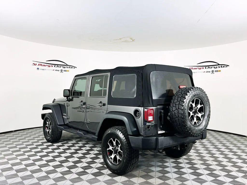 used 2017 Jeep Wrangler Unlimited car, priced at $14,200