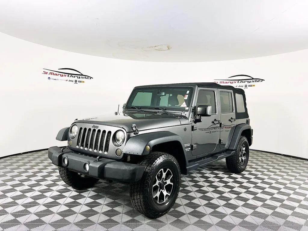 used 2017 Jeep Wrangler Unlimited car, priced at $14,200