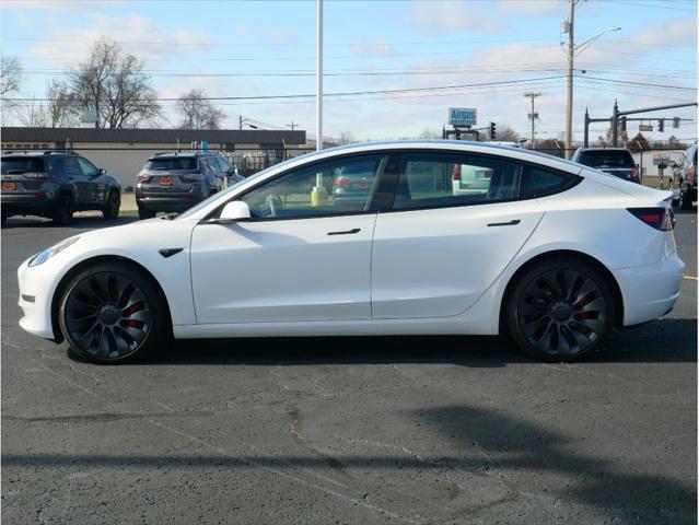 used 2023 Tesla Model 3 car, priced at $37,995