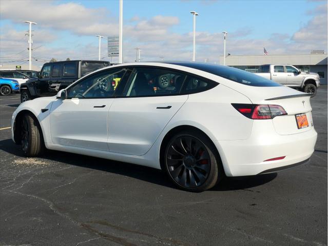 used 2023 Tesla Model 3 car, priced at $37,995