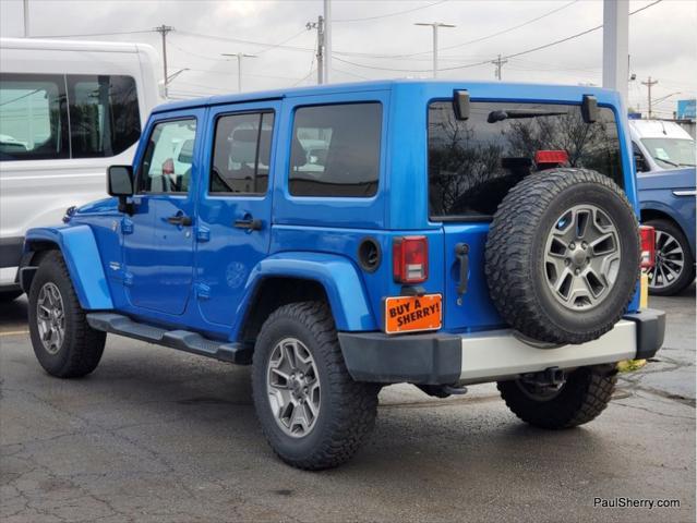 used 2015 Jeep Wrangler Unlimited car, priced at $15,379