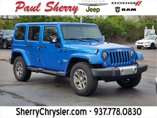 used 2015 Jeep Wrangler Unlimited car, priced at $15,379