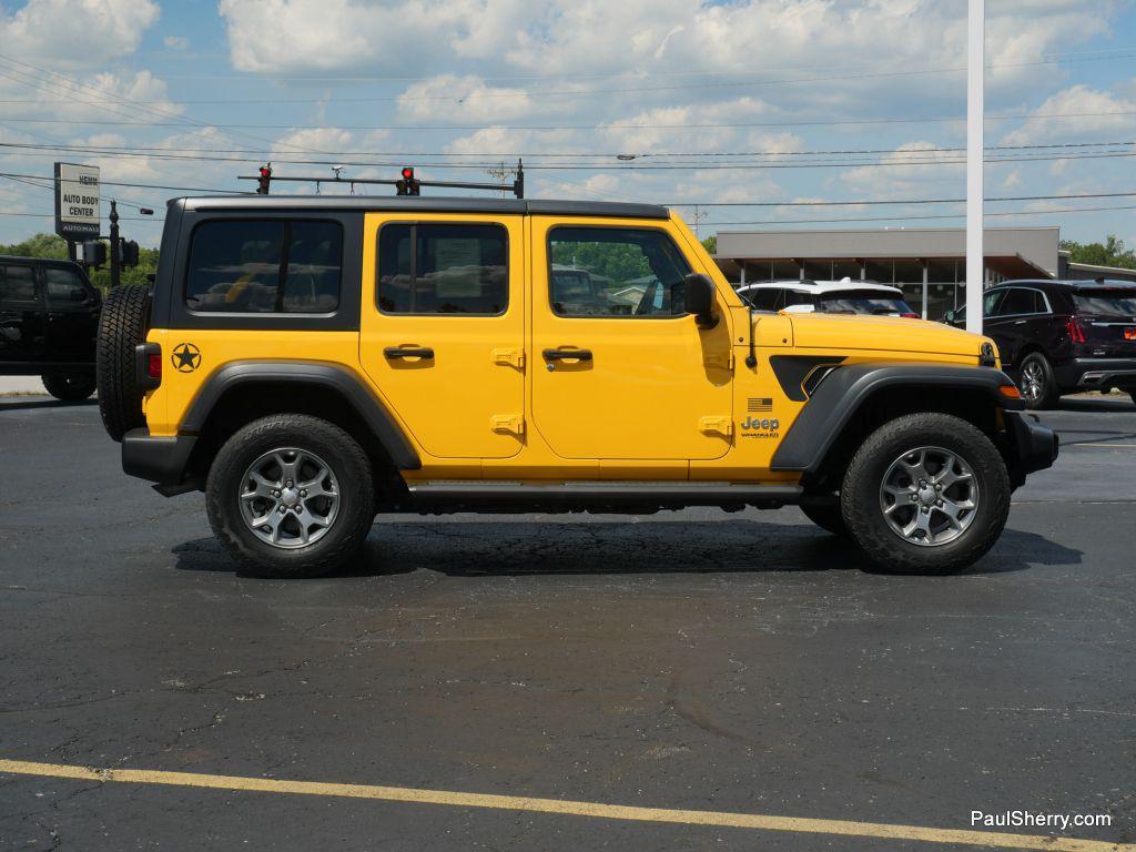 used 2020 Jeep Wrangler Unlimited car, priced at $27,537