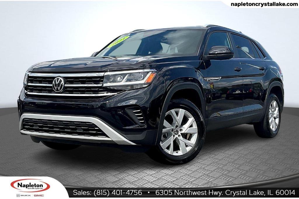 used 2021 Volkswagen Atlas Cross Sport car, priced at $20,455