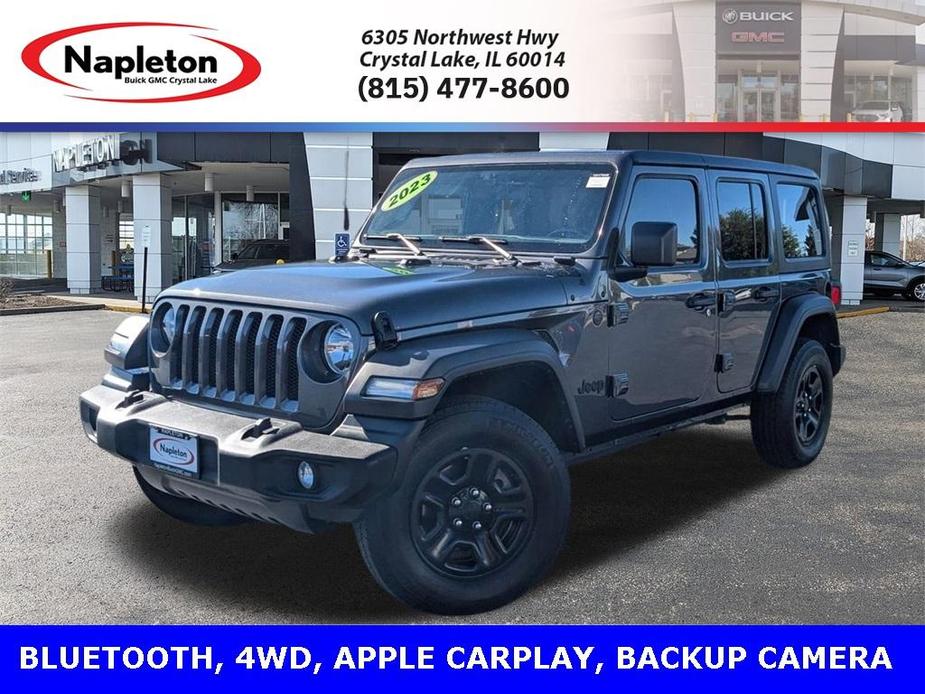 used 2023 Jeep Wrangler car, priced at $28,399