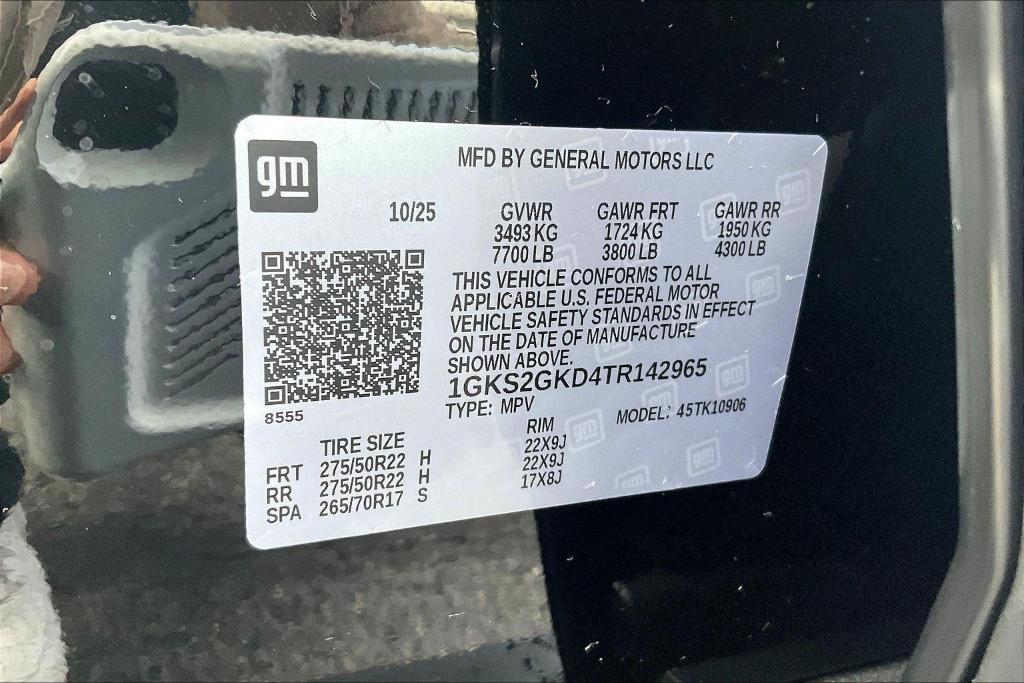 new 2026 GMC Yukon XL car, priced at $86,595