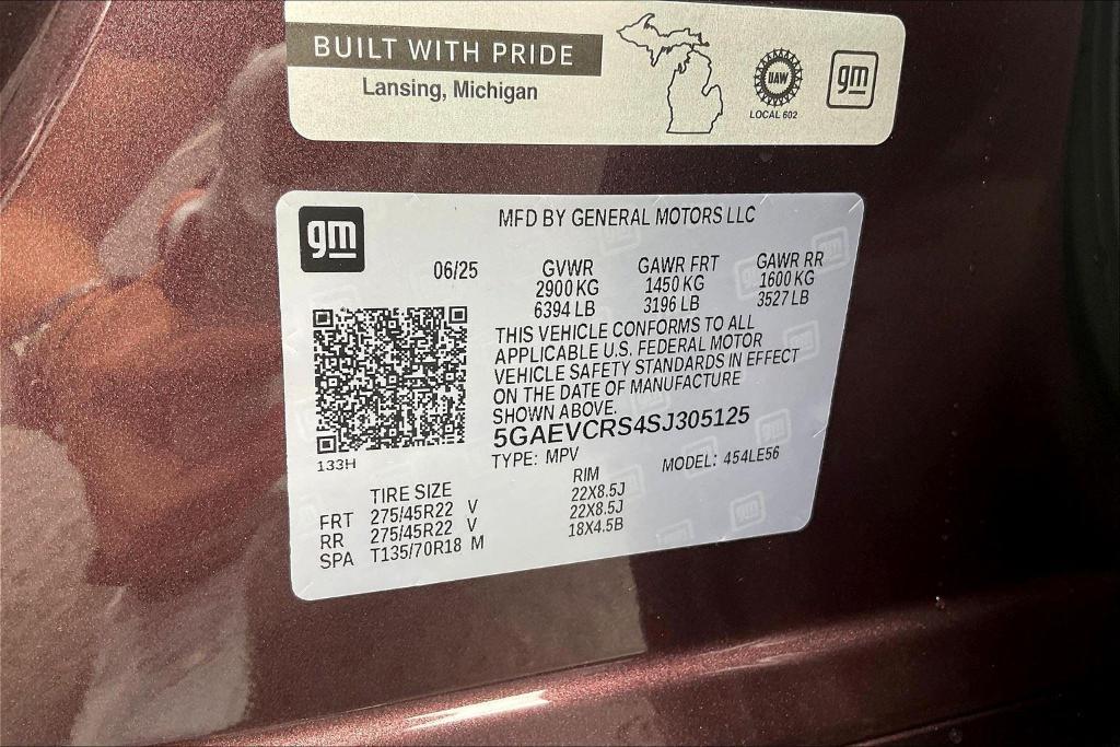 new 2025 Buick Enclave car, priced at $59,710