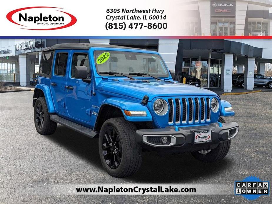 used 2022 Jeep Wrangler Unlimited 4xe car, priced at $37,995