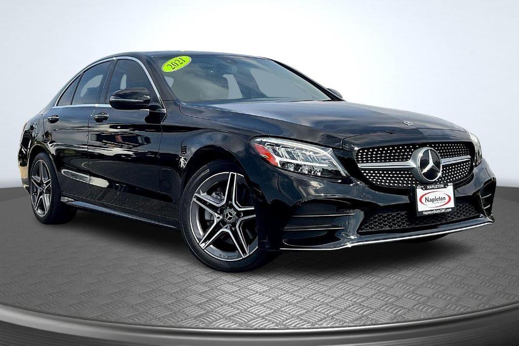 used 2021 Mercedes-Benz C-Class car, priced at $27,985