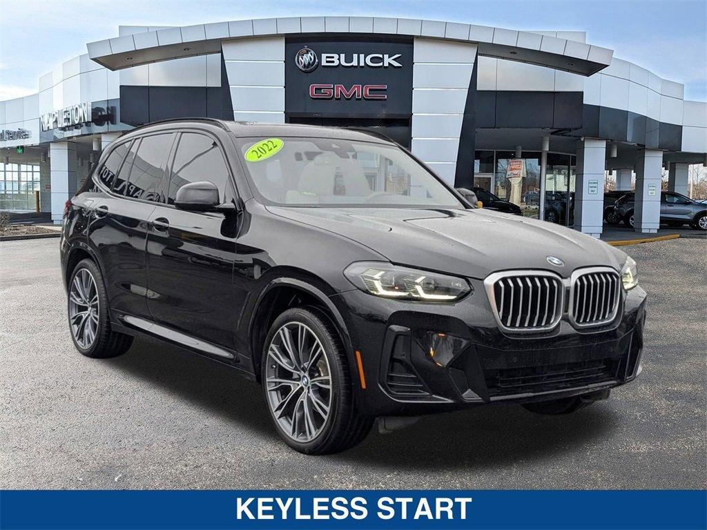 used 2022 BMW X3 car, priced at $35,278