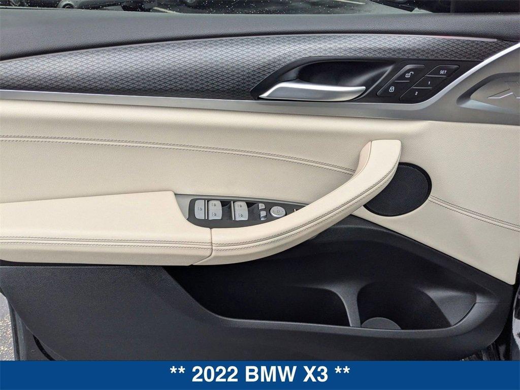 used 2022 BMW X3 car, priced at $35,278