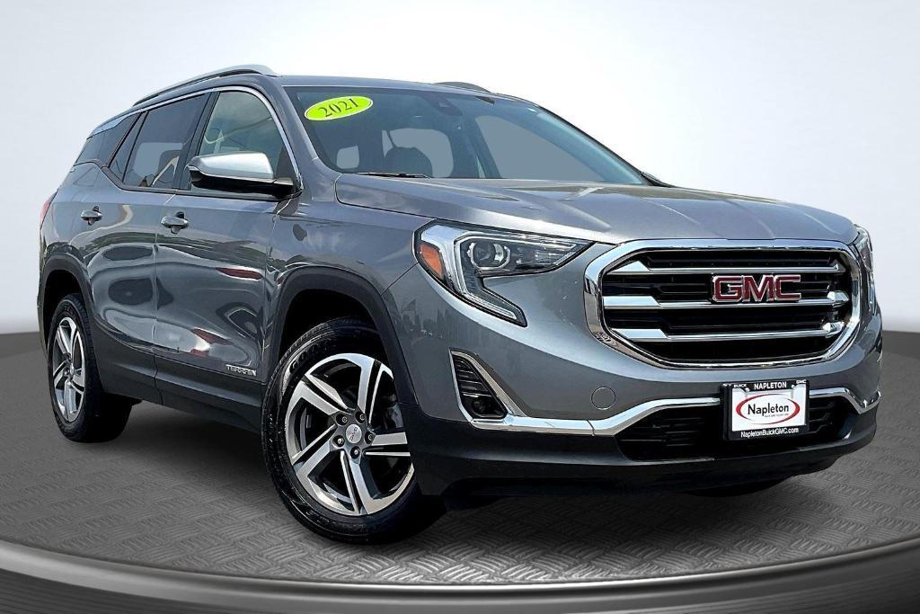 used 2021 GMC Terrain car, priced at $19,990