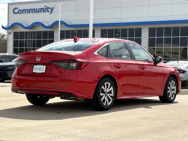 new 2025 Honda Civic car, priced at $25,400