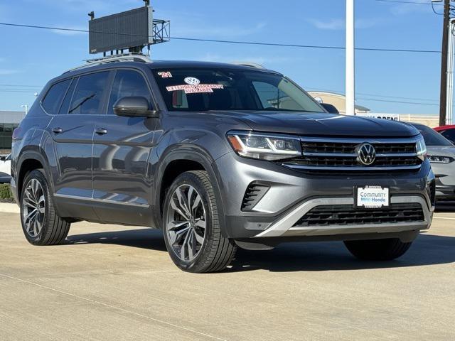 used 2021 Volkswagen Atlas car, priced at $25,000