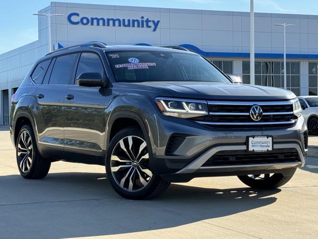 used 2021 Volkswagen Atlas car, priced at $25,000